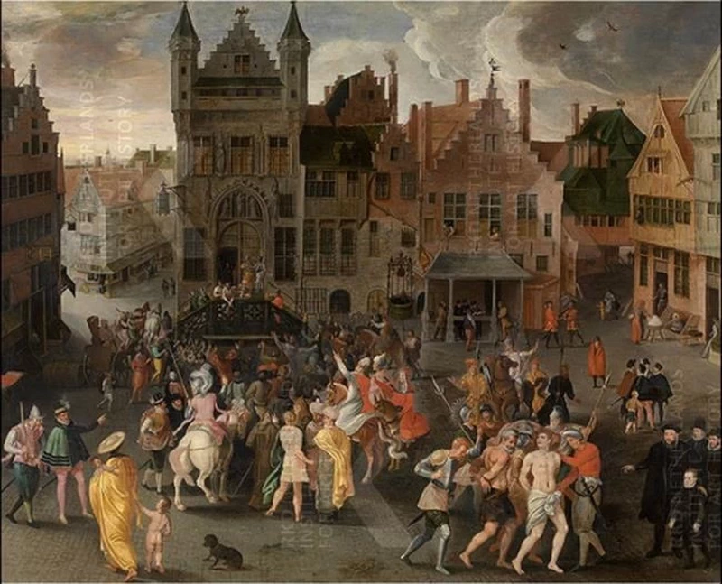 Festa della passione al Grote Markt di Anversa - Koninklijk Museum, Anversa